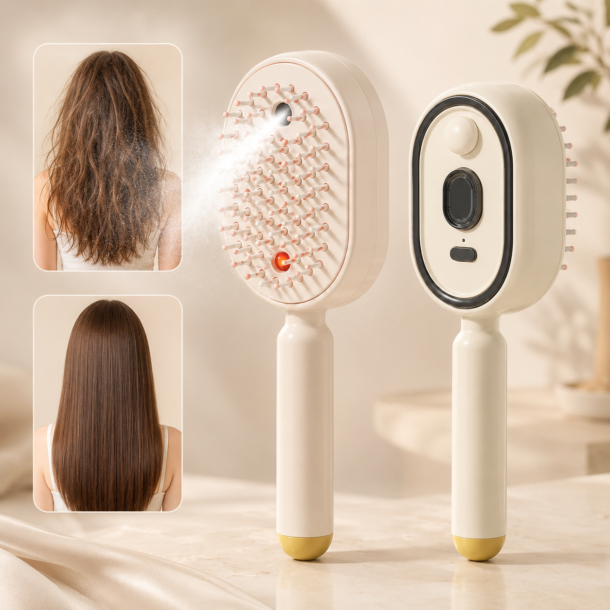 SilkGlow™ 5-in-1 Hair Growth & Scalp Care Brush | 50% OFF