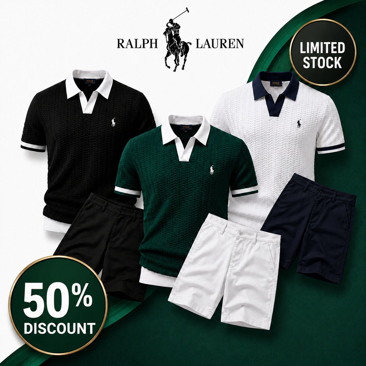 R&L Summer Set™ | Polo Shirt + Shorts
