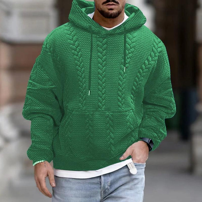 Sudadera con capucha cómoda para hombre para días fríos
