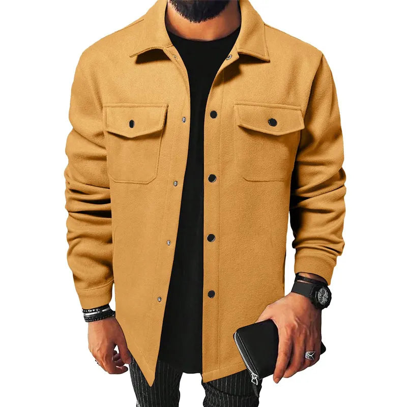 Cómoda chaqueta de primavera para hombre