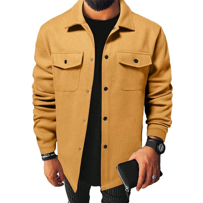 Cómoda chaqueta de primavera para hombre