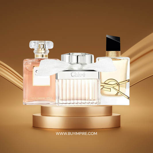 3 Parfüms Chanel COCO MADEMOISELLE, Yves Saint Laurent LIBRE und CHLOÉ (Eau de Parfum) – 100ml
