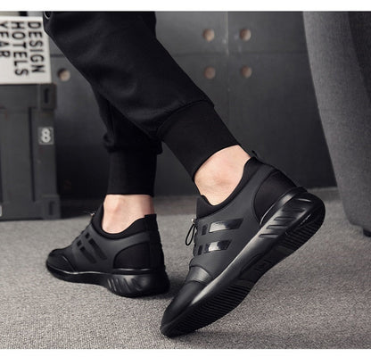 Zapato ortopédico de cuero de primera calidad cómodo para hombre