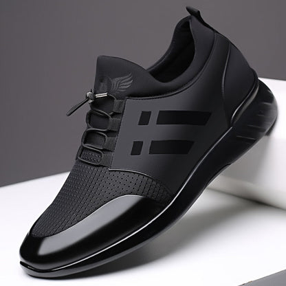 Zapato ortopédico de cuero de primera calidad cómodo para hombre