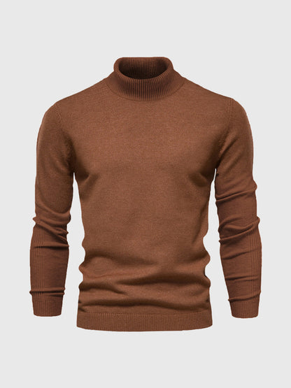 Jersey de cuello alto para hombre, lavable