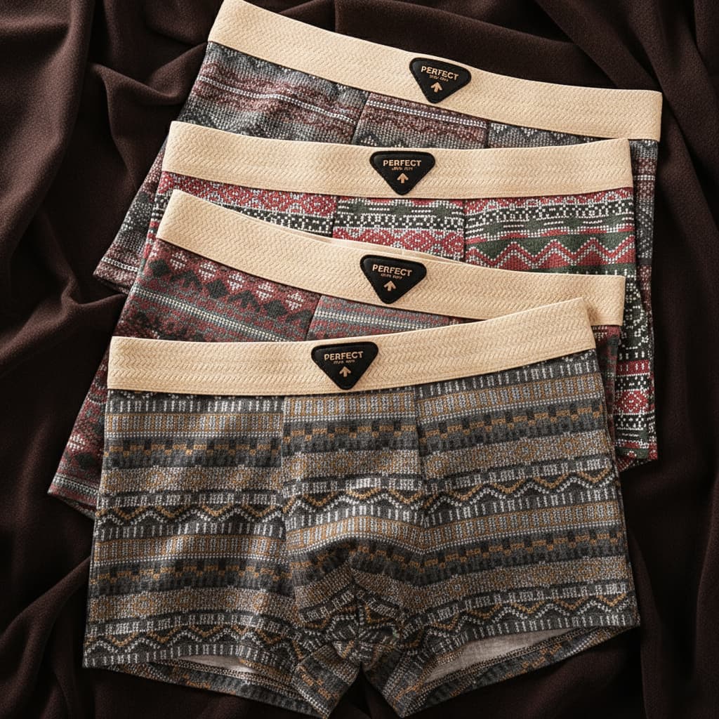 Porter Retro Baumwoll-Boxershorts