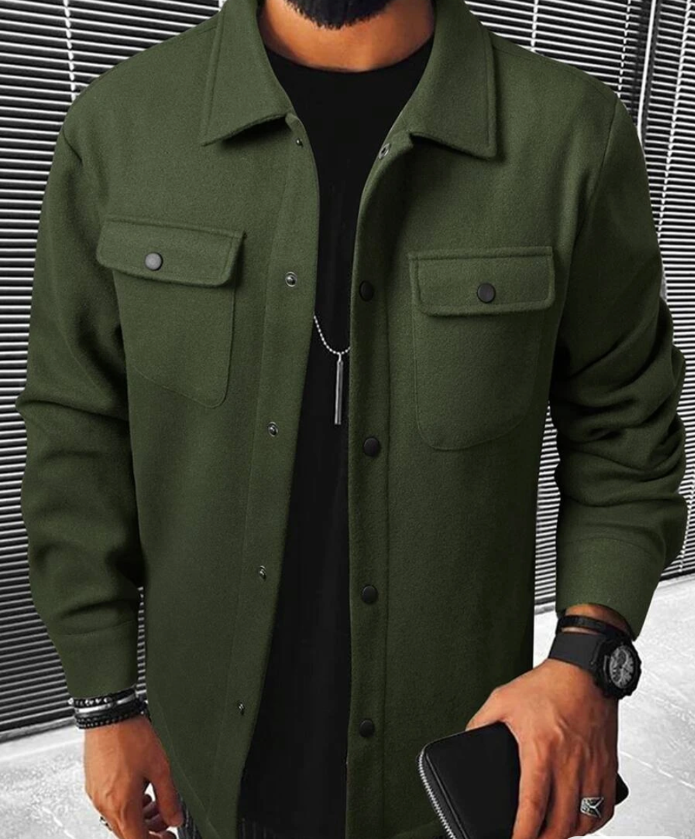 Cómoda chaqueta de primavera para hombre