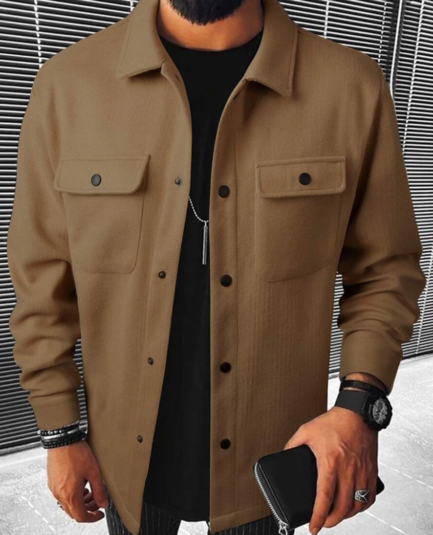 Cómoda chaqueta de primavera para hombre