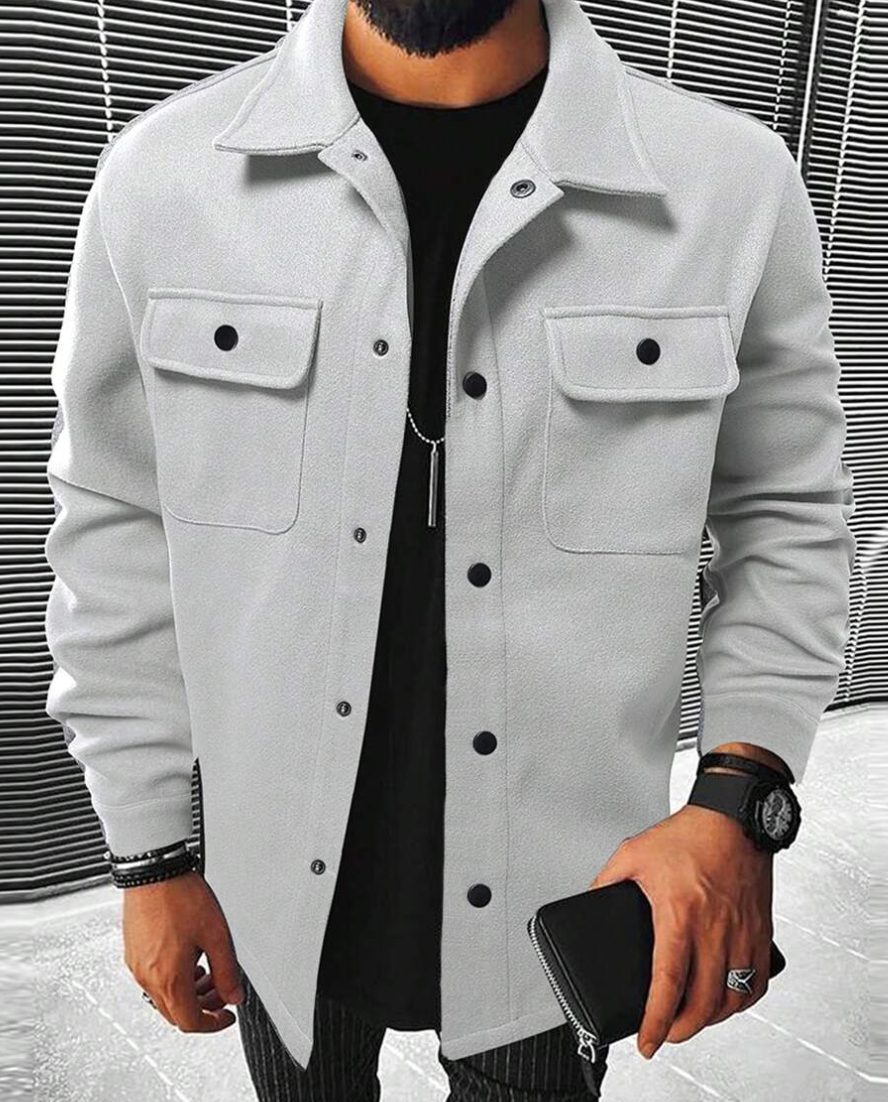 Cómoda chaqueta de primavera para hombre