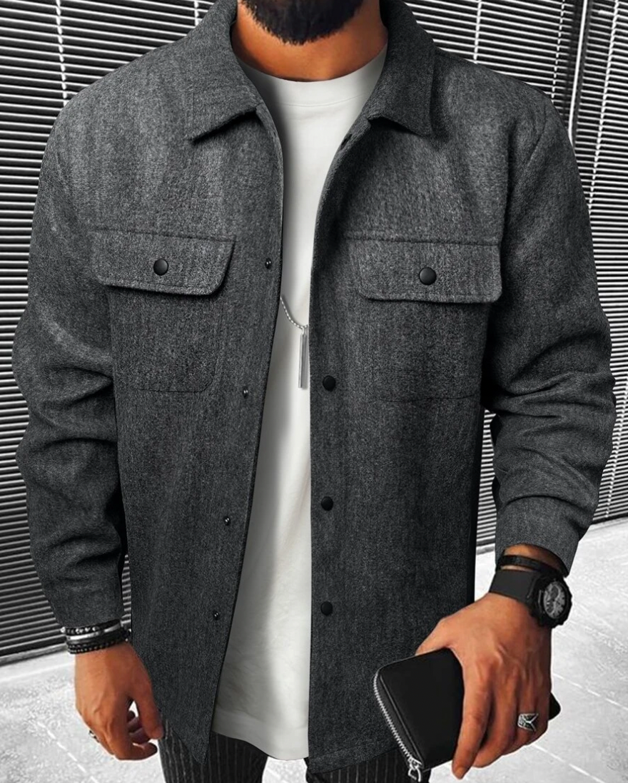Cómoda chaqueta de primavera para hombre
