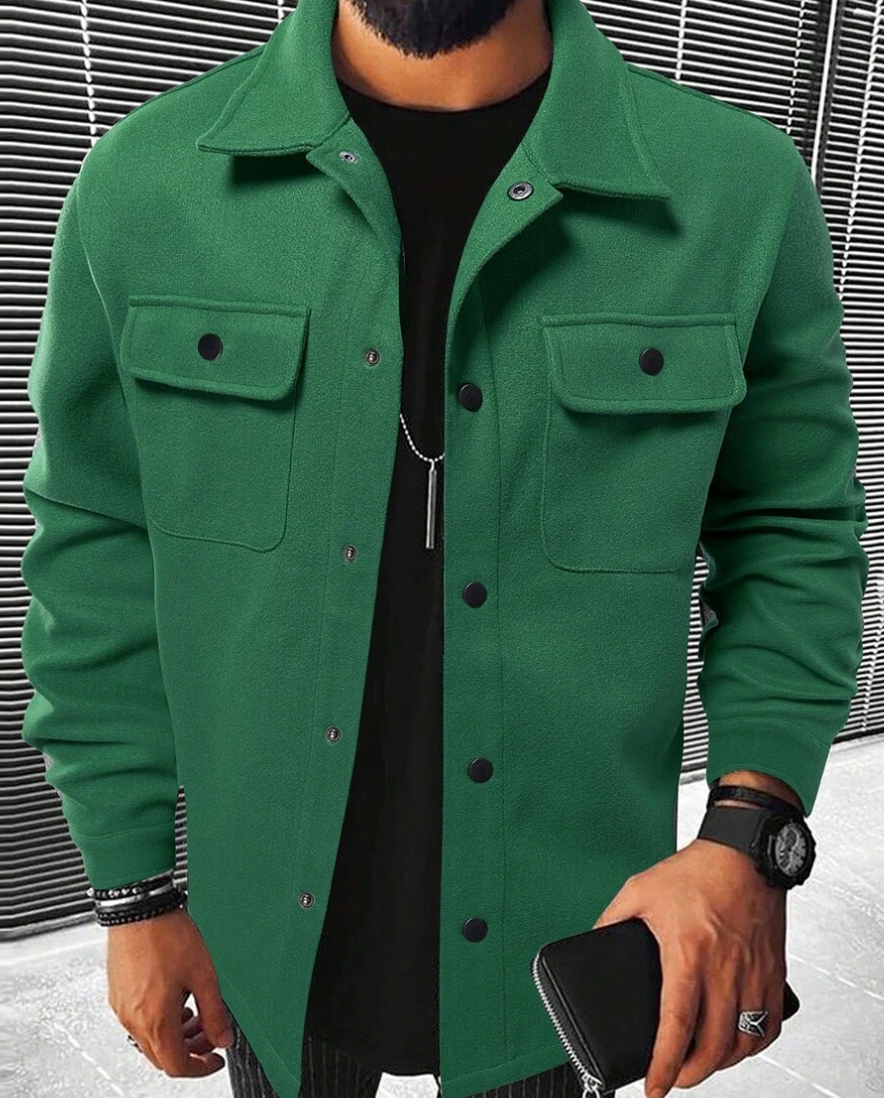 Cómoda chaqueta de primavera para hombre
