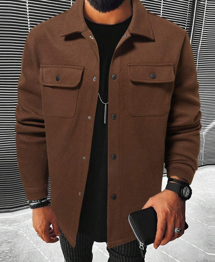 Cómoda chaqueta de primavera para hombre