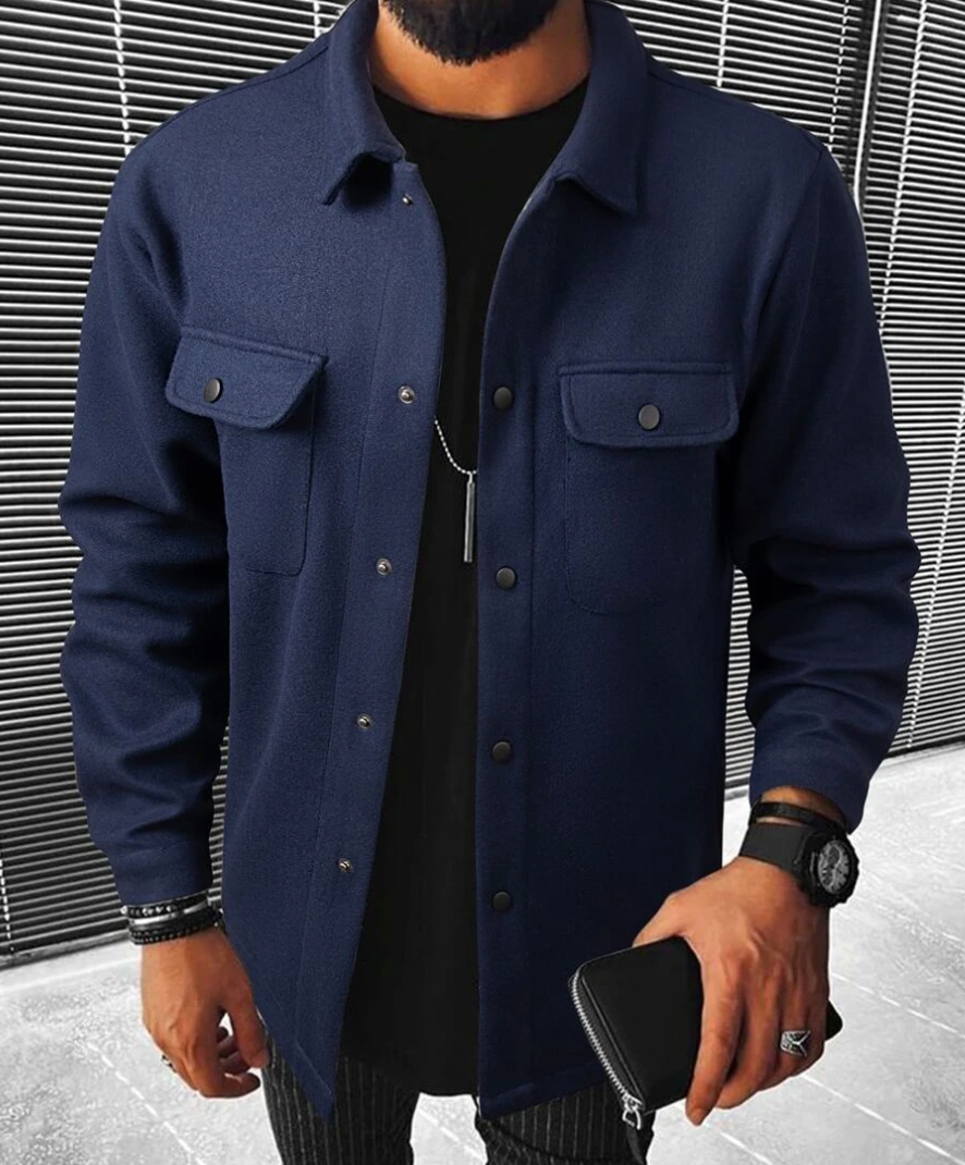 Cómoda chaqueta de primavera para hombre