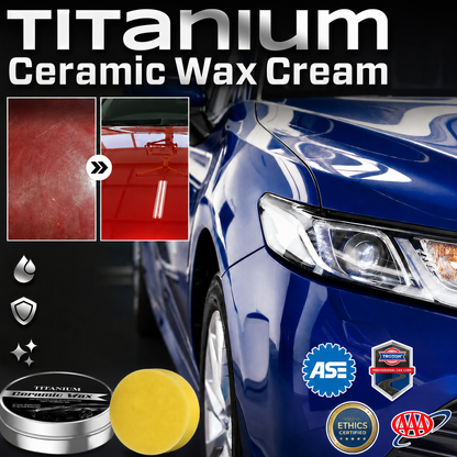 Titanium Ceramic Wax Cream | Instant 9H Ceramic Shine