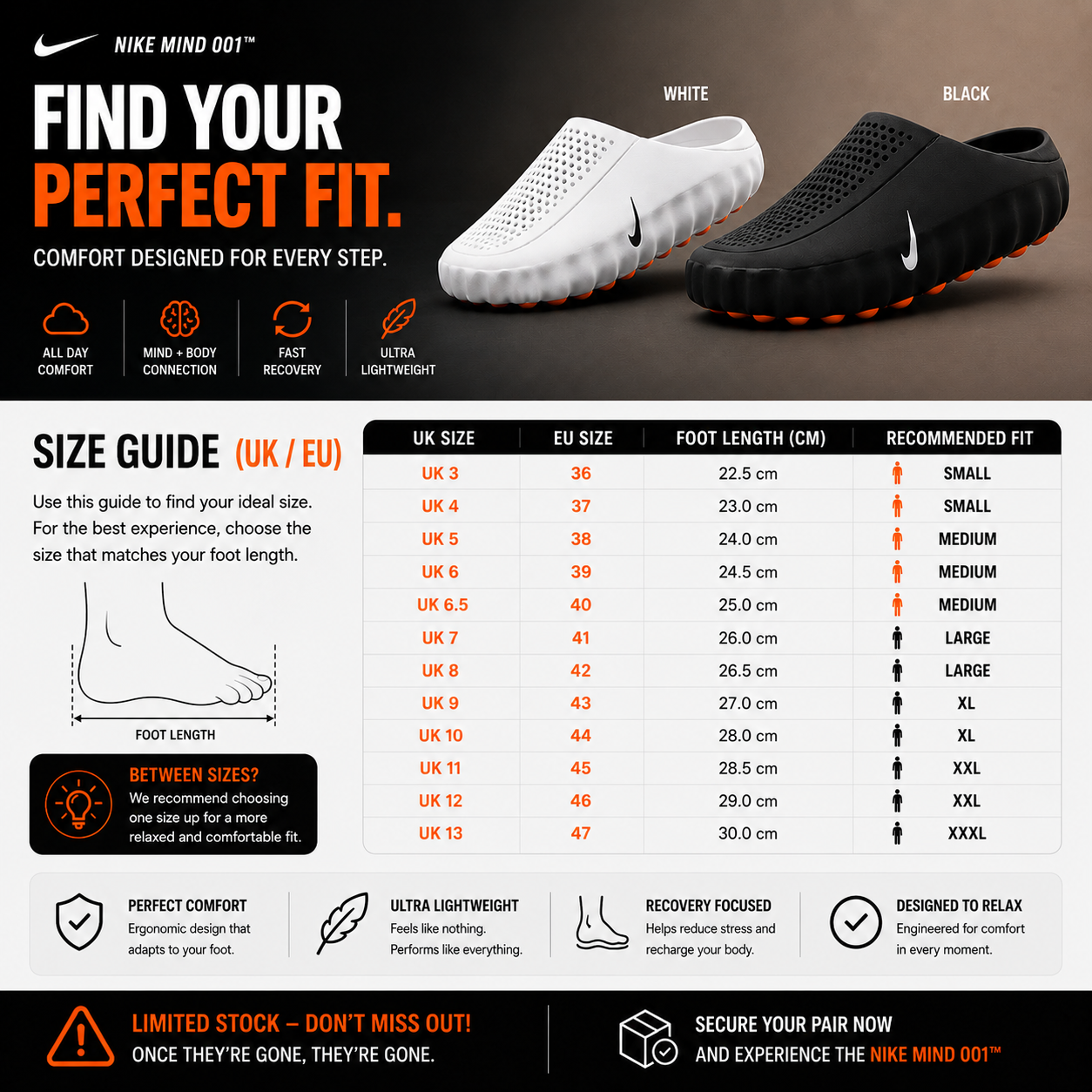 NIKE MIND 001™ | Limited Stock + 50% OFF