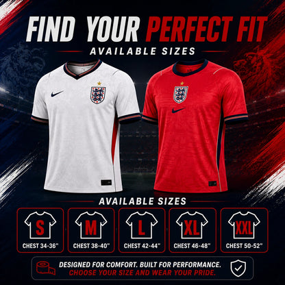 England 2026 Football Shirt | Personalised Edition