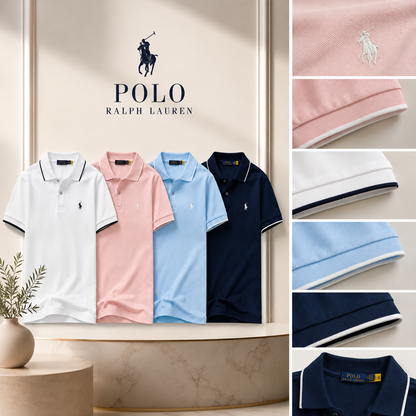 R&L Signature Polo | Premium-Set mit 4 Poloshirts