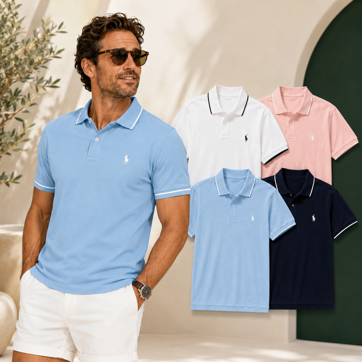 R&L Signature Polo | Premium 4-Pack