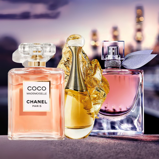 3 Parfums Dior J'ADORE, Lancôme LA VIE EST BELLE (Eau de Parfum) und CHANEL COCO MADEMOISELLE EAU DE PARFUM 100ML