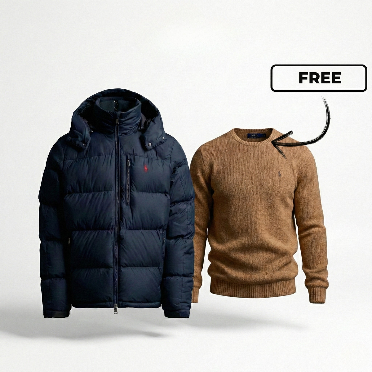 R&L GORHAM DOWN JACKET + FREE SWEATER