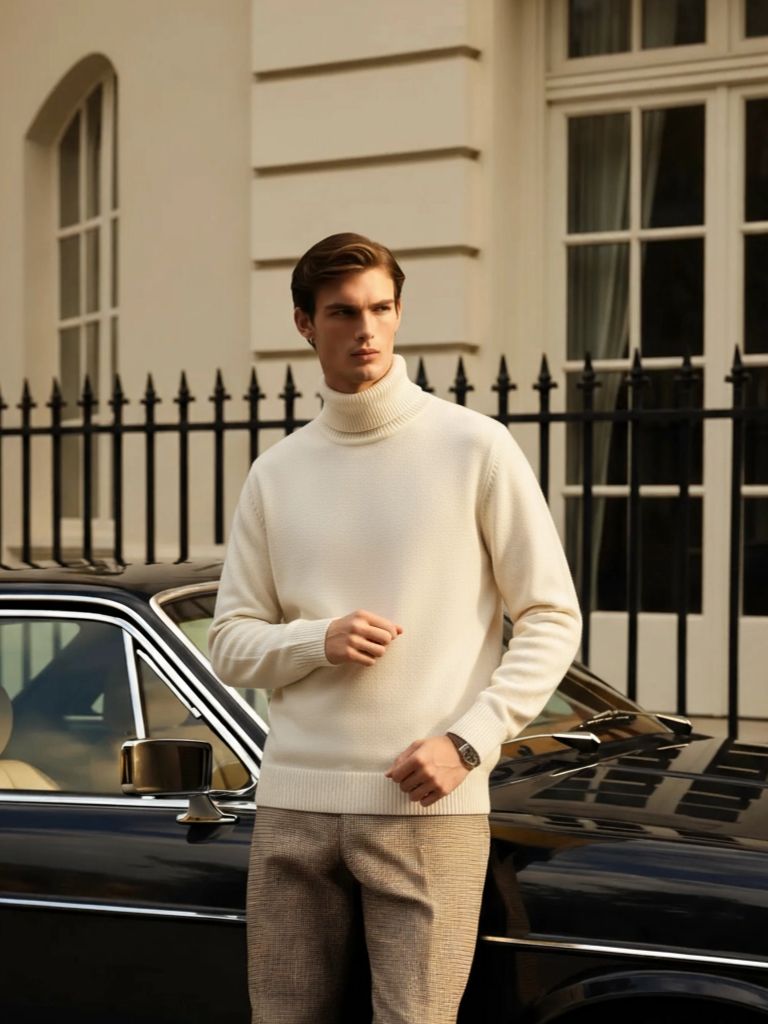 Aurelius Wool Turtleneck - Cross & Crown