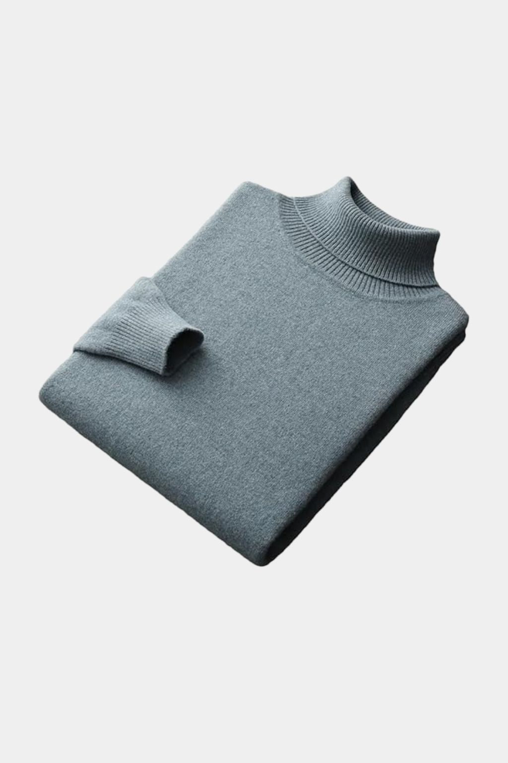 100% Merino Wool Turtleneck Sweater - Cross & Crown