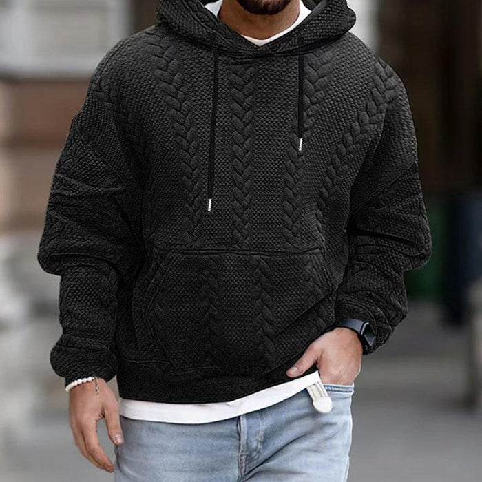 Sudadera con capucha cómoda para hombre para días fríos