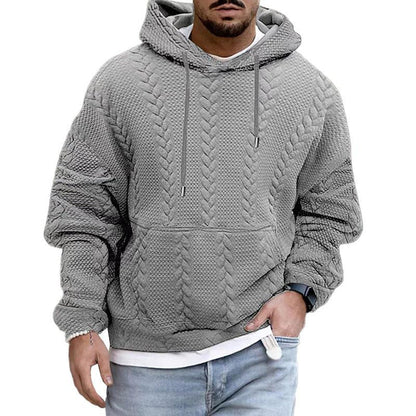 Sudadera con capucha cómoda para hombre para días fríos