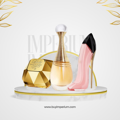 3 Parfums Paco Rabanne LADY MILLION (Eau de Parfum), Dior J'ADORE (Eau de Parfum) und Carolina Herrera GOOD GIRL BLUSH (Eau de Parfum) - 100 ml