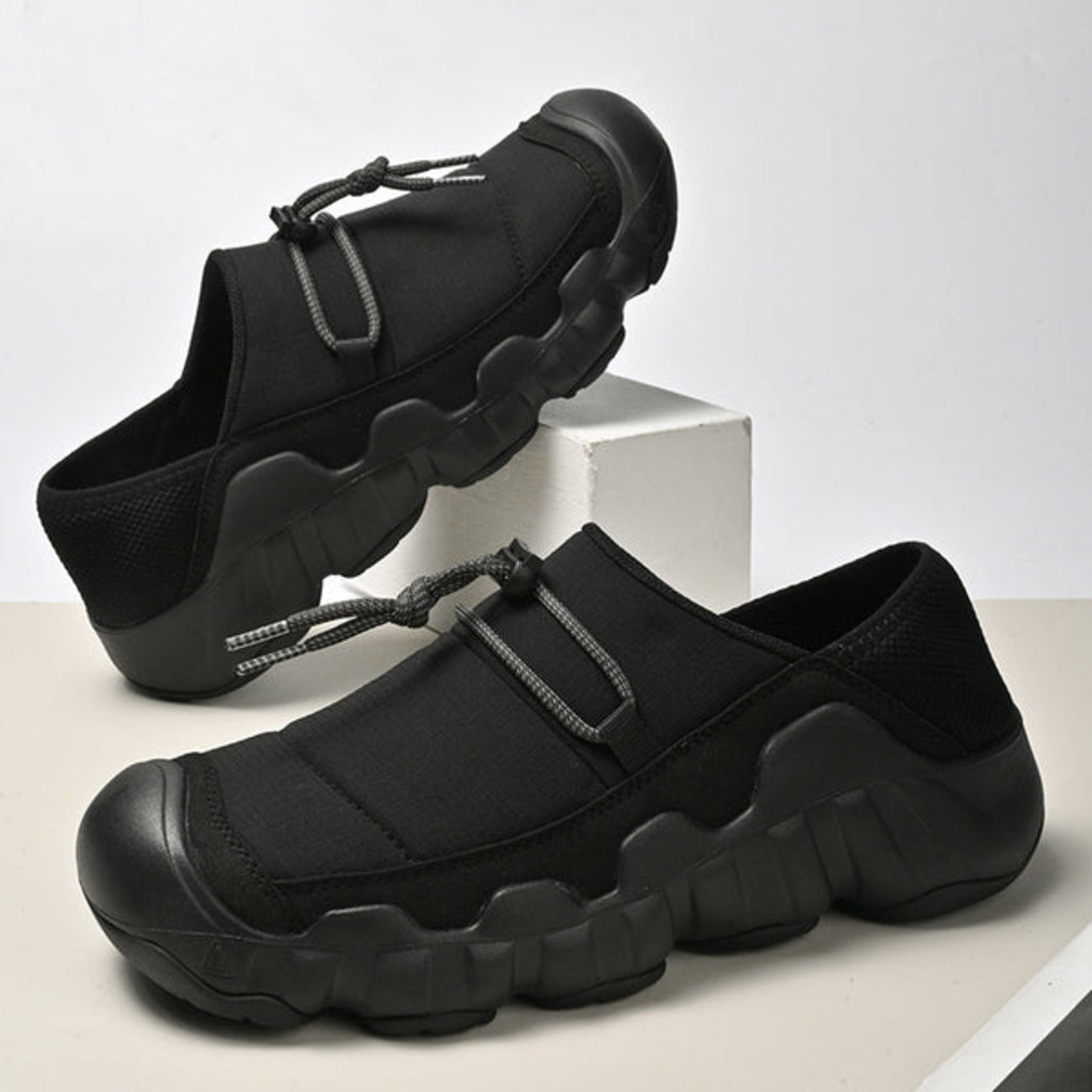 Amos™ Cushioned Slip-On Canvas Sneakers | Spaydes