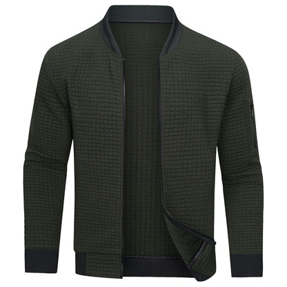 Cómodo y cálido jersey de hombre con cremallera