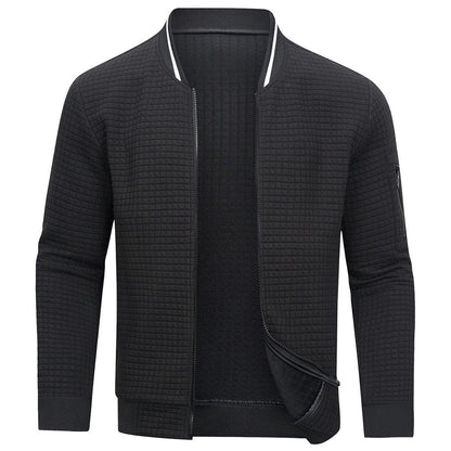 Cómodo y cálido jersey de hombre con cremallera