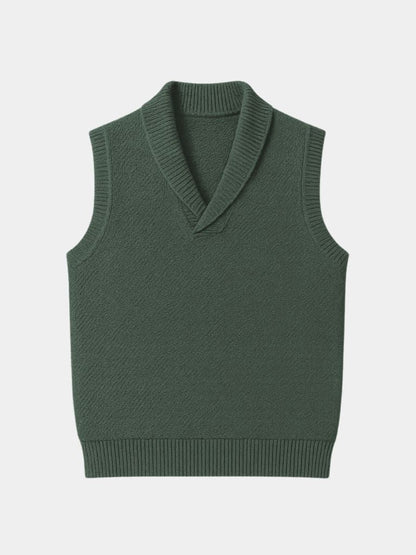 British Knit Vest Waistcoat - Cross & Crown