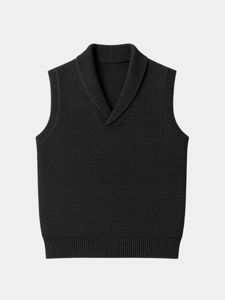 British Knit Vest Waistcoat - Cross & Crown