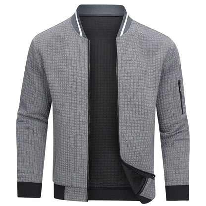 Cómodo y cálido jersey de hombre con cremallera
