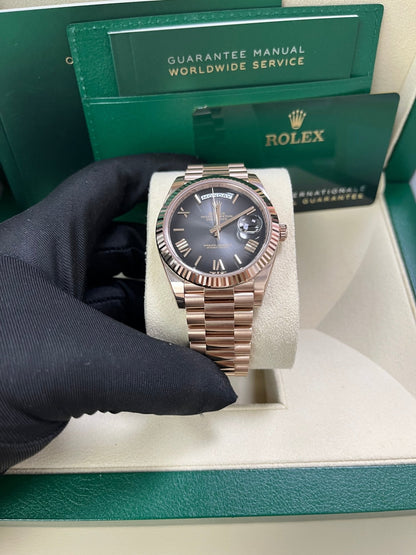 Rolex Day-Date 40 Slate Ombre Roman Dial 228235